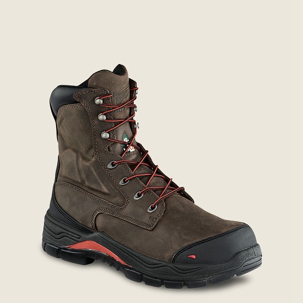 Safety Støvler Herre - Red Wing King Toe® Adc - 8-Inch Waterproof Csa Metguard Toe - Mørkegrå - SLDI